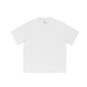 เสื้อยืดเฮฟวีเวตแบบสั่งทำสำหรับ305GSM เสื้อยืดผ้าฝ้าย100% สไตล์อเมริกันเสื้อยืดสีทึบป้องกันแบคทีเรียป้องกันไรฝุ่น - Product Image 3