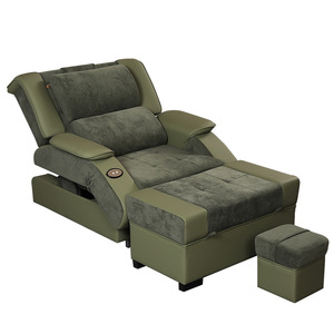 Fauteuil de pédicure avec fonction de massage des pieds et chauffage pour salon de beauté, spa des ongles, fauteuil inclinable électrique individuel modèle LQ008A - Product Image 4