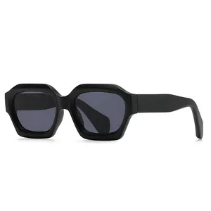 Sunway Eyewear Hot Retro Fashion Square Sun Glasses Custom Logo Luxury Women Shades Sunglasses Men 2024