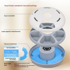 Distributeur automatique de nourriture humide <span class=keywords><strong>pour</strong></span> chiens et chats avec minuterie intelligente Puppy Timer - Product Image 3