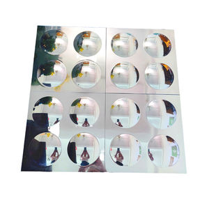 33x33cm Colorful CE Tested Acrylic Sensory Bubble <b>Mirror</b> <b>Panel</b> Cutting/Moulding Service 1.35mm Thick Classroom Hotel Decoration - Product Image 2