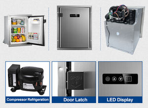 Réfrigérateur de voiture 12V, <span class=keywords><strong>petit</strong></span> congélateur de camping-car, réfrigérateur de voiture, voyage, camping, remorque, <span class=keywords><strong>caravane</strong></span>, réfrigérateur 12 volts - Product Image 6