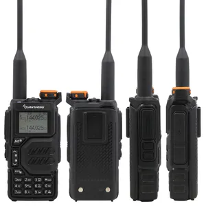 UV-K5 açık havada Vhf Uhf tam bant alma kablosuz Fm radyo alıcı-verici Quan Sheng Walkie Talkie LCD ekran PTT ile anahtar