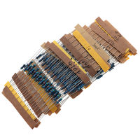 300/600pcs 1% Resistor Set Resistance 1/4W Metal Film Resistors Kit 10Ohm ~1M Ohm 30Values Electronic Components Kit