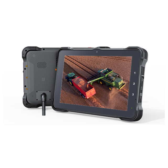 OEM Industrial 10 Inch 1200 Nits Sunlight Readable Linux Debian 10 Tablet All-in-one Cable Rugged Design Waterproof Big Battery