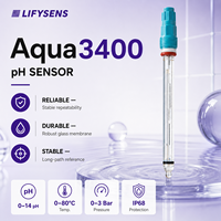 Capteur de pH portable Aqua3400 (sonde et lecteur) avec affichage numérique pour l'eau du robinet, l'alimentation en eau secondaire et les systèmes de piscine