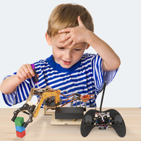 Kit de Brazo Robótico Educativo para Niños en Edad Escolar, Brazo Robótico Inteligente para Aprendizaje STEM, Kit de Brazo Robótico para Almacenes y Fábricas, Programación Arduino