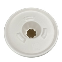 Pot de pépinière compostable respectueux de l'environnement Pots de plantes Bio dégradable canne à sucre Bagasse pépinière bassin tasse avec trou