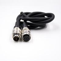 M16 Conector macho 6 Pin IP67 Conjunto de cable para aplicaciones de energía industrial