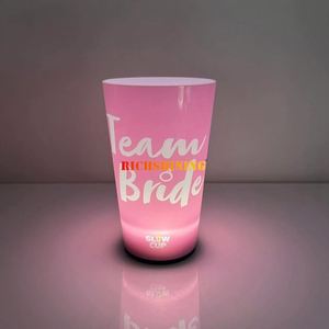 Vaso Luminoso LED de Halloween de 14 oz, Vasos de Plástico Brillantes, Vasos de Fiesta Iluminados LED Recargables - Product Image 5
