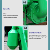 Machine à battre multifonctionnelle agricole pour céréales (riz, blé, soja, colza, millet) - Prix usine