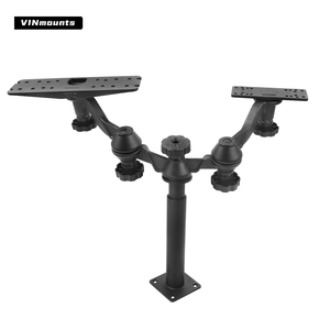 soporte sonda pesca telescopico 360 ajustable 15-20.7 pulgadas base doble una grande y una pequeña brazo giratorio marino - Product Image 1