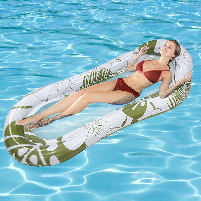 Green printing mesh floating row