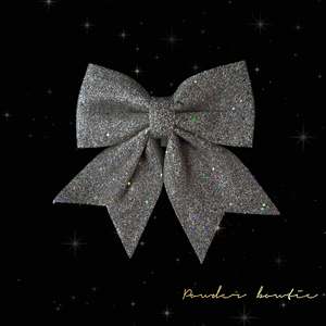 Christmas <b>Tree</b> Pendant Hanging Ornament Bowknot Glitter Powder Large Size Model Number Glitter Bow - Product Image 3