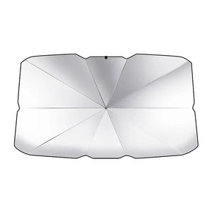 مظلة شمسية قابلة للطي للسيارة بشعار مخصص للبيع بالجملة، مظلة واقية من الأشعة فوق البنفسجية لزجاج مقدمة السيارة - Product Image 2