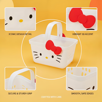 Panier de rangement pour enfants en forme d'animal, en plastique, pour la maison, mignon et pratique