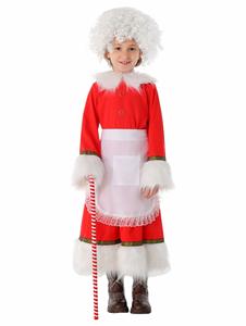 Xsmas Children's <span class=keywords><strong>Santa</strong></span> <span class=keywords><strong>Claus</strong></span> Role Play Disfraces Niños Niñas Lindo Bebé Año Nuevo Fiesta de Navidad Disfraces de actuación Trajes de escenario - Product Image 6