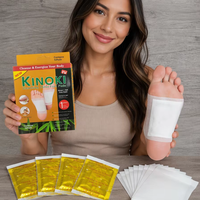 JUJUYN Patchs Relaxants pour les Pieds à la Poudre de Vinaigre et Vitamine C, Détoxifiants et Favorisant le Sommeil, Certifiés CE ISO MSDS, Feuille Adhésive 6x8cm