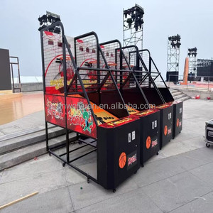 可折叠商用篮球街机，投币式街篮投篮游戏机，适用于游乐园 - Product Image 1