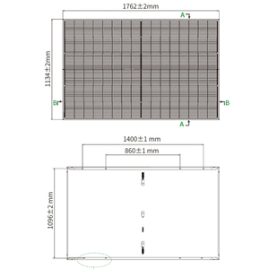 Jinko Solar Tiger Neo 48HL4M-DB 450-475 Watt Jinko Panel solar 450 455 460 465 470 475 Watt Todo negro Panel fotovoltaico bifacial dual - Product Image 6