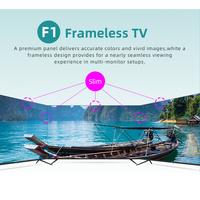 Téléviseur intelligent 4K de 50 pouces Flawless Brows avec barre intelligente lm
