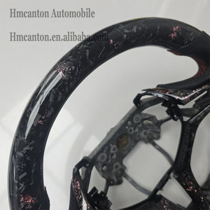 Productos Populares: Volante de Fibra de Carbono Forjado con Cuero Perforado, Compatible con Honda Civic de 8ª Generación - Product Image 6