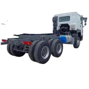 Gebrauchte HOWO Sinotruk Chassis weiße Farbe 6x4 LKW 10 Rad gebrauchte Container träger schwere niedrige Preis zum Verkauf