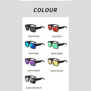 Hot Sale Popular Square Thick PC Durable UV400 Outdoor Sport Men Polarized Sunglasses - Product Image 4