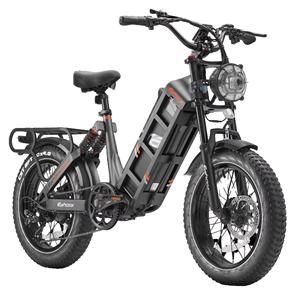 Bicicleta eléctrica con llantas gruesas, bicicleta eléctrica de carga, bicicleta eléctrica potente, bicicleta eléctrica para adultos, bicicleta eléctrica cómoda diseñada para uso adulto. - Product Image 4