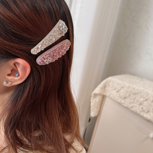 مشبك شعر فاخر مرصع بالأحجار الكريمة للزفاف، مشابك كورية، مشبك شعر كريستالي للجوانب، إكسسوارات شعر رائجة - Product Image 2