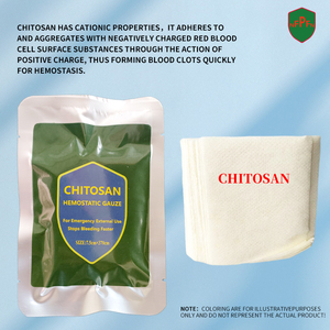 Modèle complet de pansement de gaze hémostatique Superabsorbable Carboxymethyl Chitosan pour TCCC - Product Image 3