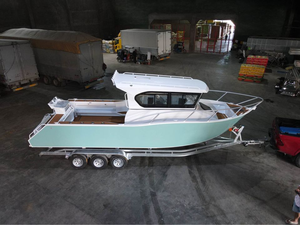 8.5m/28FT walbaround della fabbrica di alluminio personalizzato <span class=keywords><strong>barca</strong></span> da pesca profondo v scafo con cuccetta e servizi igienici completamente adatti per la vendita - Product Image 2
