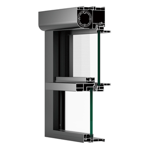 Vidalı Kaldırma Güçlü Cam Açma Otomatik Alüminyum Yatay Perde Pencere Fiberglas Sineklik Avrupa Açık Balkon - Product Image 1