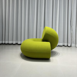 Ghế sofa đơn hiện đại kiểu dáng sâu bướm hoặc rắn, chất liệu cotton, dành cho phòng khách, kiểu ghế sofa thư giãn - Product Image 3