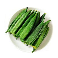Gezonde FD Bulk Gefreeze-droogde Okra Groentechips