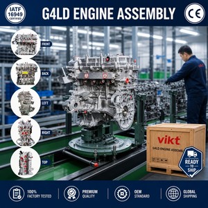 Ensemble moteur G4LD 1.4T neuf pour Hyundai LA FESTA KIA, moteur essence avec vilebrequin en acier forgé, vente en gros - Product Image 1