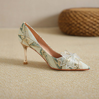 Chaussures à talon ultra haut, style stiletto, à enfiler, avec embout en acier, légères, grandes tailles 34-41, pour l'été et l'hiver, chaussures de mariage à bout pointu