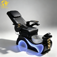 Fauteuil de pédicure et de massage des pieds de luxe réglable, sans plomberie, avec cuvette portable, modèle Madam Center