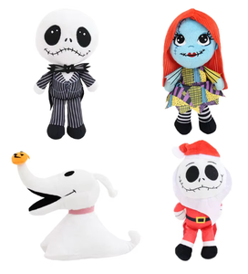 圣诞节前20厘米噩梦杰克斯凯灵顿毛绒玩具套装软pp棉填充毛绒娃娃万圣节儿童礼物 - Product Image 1