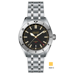 Reloj Mecánico de lujo con logo personalizado para hombre, reloj mecánico de cristal de zafiro chapado en oro - Product Image 3