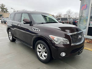 รถยนต์มือสองราคาส่งถูก ปี 2013 QX56 4x4 4 ประตู SUV พวงมาลัยซ้าย เบาะหนัง กล้องมองหลัง ไฟหน้า LED - Product Image 4