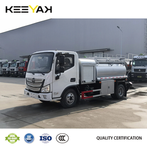 FOTON 4000 리터 연료 탱크 트럭 4x2 디젤 6000L 연료 오일 트럭 단일 택시 트럭 오일 탱크 판매 - Product Image 2