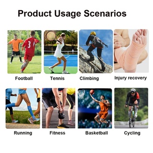 Sangle de protège-tibia de football, sangles fixes antidérapantes pour jambières de football, protège-chevilles pour coups de pied, course à pied, cyclisme - Product Image 5