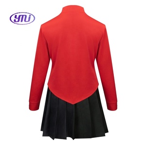 Nouvelle mise à jour : Costume de cosplay Fate <span class=keywords><strong>Stay</strong></span> <span class=keywords><strong>Night</strong></span> Tohsaka Rin, ensemble jupe rouge et noire, tenue de carnaval unisexe, robes de jeu de rôle - Product Image 4