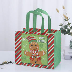 <span class=keywords><strong>Bolsa</strong></span> <span class=keywords><strong>de</strong></span> Compras Educativa Infantil Reutilizable, Ecológica, con Diseño Navideño <span class=keywords><strong>de</strong></span> Dibujos Animados, Recubierta, No Tejida, con Logotipo Personalizado - Product Image 5