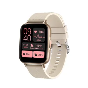 Smart Watch 1.7 Quadratischer Touchscreen IP67 High-End-Uhr mit wahrer Herzfrequenz-Blutsauerstoff-Chip 20 Modi Sport uhr