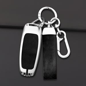 Funda de Cuero para Llave Inteligente de Auto, Compatible con Audi A6 A7 A8 <span class=keywords><strong>E</strong></span>-<span class=keywords><strong>tron</strong></span> Q5 <span class=keywords><strong>Q8</strong></span> C8 D5, Accesorios Interiores - Product Image 6