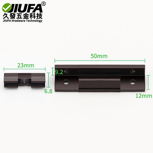 Jiufa Cabinet <b>Trim</b> <b>Clips</b> Brown Plastic Easy Install For Cupboard Door Fastening - Product Image 2