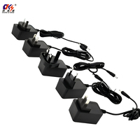 Adaptateur secteur mural AC/DC Chuangkesheng, prix usine, 5V 6V 9V 12V 24V 500mA 0.5A 1A 1.5A 2A, avec prises US EU UK AR
