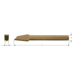 AMPCO - MD0225A Ciseau à rainures, aluminium bronze-EAN 7630027460810 CISEAUX ANTI-éTINCELLES, CISEAUX PNEUMATIQUES ET CALES - Product Image 1